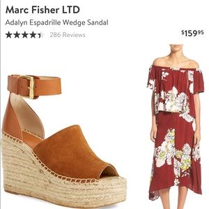 Marc Fisher Adalyn wedge sandals